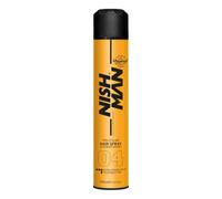 NISHMAN Laca para el Cabello 04 - Extra Strong 400ml - Fijación Fuerte, Brillo & Larga Duración para Todo Tipo de Cabello - Ideal para Estilizar, Proteger & Uso Diario