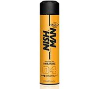 NISHMAN Laca para el Cabello 04 - Extra Strong 400ml - Fijación Fuerte, Brillo & Larga Duración para Todo Tipo de Cabello - Ideal para Estilizar, Proteger & Uso Diario