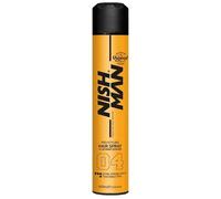NISHMAN Laca para el Cabello 04 - Extra Strong 400ml - Fijación Fuerte, Brillo & Larga Duración para Todo Tipo de Cabello - Ideal para Estilizar, Proteger & Uso Diario