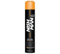 NISHMAN Laca para el Cabello 05 - Ultra Strong 400ml - Fijación Fuerte, Brillo & Larga Duración para Todo Tipo de Cabello - Ideal para Estilizar, Proteger & Uso Diario
