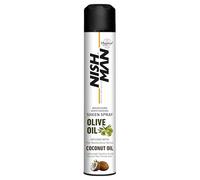 Nishman Spray Brillo de Aceite de Oliva con Aceite de Coco 400ML - Nutre, Repara y Protege el Cabello - Acabado Brillante, Hidratación y Cuidado para Todo Tipo de Cabello