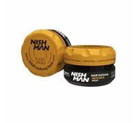 Nishman Cera Mate para Peinado del Cabello de 100g - Fijación Fuerte, Duradera y Acabado Mate - Cera Perfecta para el Cabello (100 ml (Paquete de 1), M1 - Matte Paste Argan)