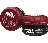 NISHMAN M3 Cera para Peinar - Matte Paste Texturising Mess Up 100g - Acabado Mate, Fijación Flexible, Aspecto Natural