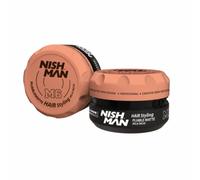 NISHMAN M6 Cera para Peinar - Pliable Matte Inca Inchi 100g - Acabado Mate, Fijación Fuerte, Aporta Volumen & Aspecto Saludable al Cabello