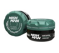 NISHMAN M8 Cera para Peinar - Forming Cream Natural Shine 100g - Acabado Mate, Fijación Media, Aspecto Natural