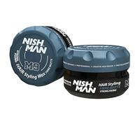 NISHMAN M9 Cera para Peinar - Pliable Fiber Matte Strong Fixing 100g - Acabado Mate, Fijación Alta, Aporta Volumen Extra - Perfecto para Cabello Corto & Ondulado