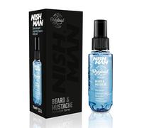 NISHMAN Perfume para Barba y Bigote - Genius 75ml - Fragancia Refrescante y Duradera para el Cuidado de la Barba - Perfume Ideal para el Cuidado Diario de la Barba y el Bigote