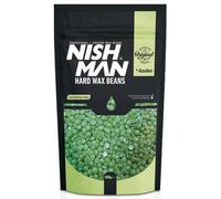 NISHMAN Perlas de Cera Dura - Azulen 500g - Depilación Indolora y Duradera para una Piel Suave - Apta para Zonas del Cuerpo - Resultados Eficientes y Cómodos Sin Irritación