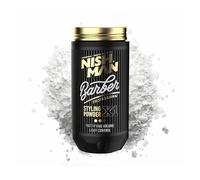 NISHMAN Polvo De Peinado Barber X1 - Volumen Matificante, Fijación Ligera 30g - Polvo Capilar Ligero Para Hombres - Volumen Instantáneo, Textura Natural & Acabado Mate