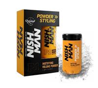 NISHMAN Polvo de Peinado P1 - Mattifying Volume Light Control 20g - Máximo Aumento de Volumen y Textura - Polvo de Peinado Perfecto para Fijación Flexible y Acabado Mate
