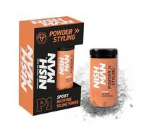 NISHMAN Polvo de Peinado P1 Sport 20g - Aroma a Frutas Tropicales - Máximo Volumen y Textura - Fijación Flexible y Acabado Mate