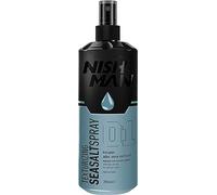 NISHMAN Spray de Sal Marina 01 - Keratin & Aloe Vera 200ml - Para Textura & Volumen, Efecto Natural de Cabello Playero - Acabado Mate & Fijación Flexible - Ideal para Todo Tipo de Cabello