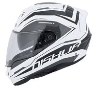 NISHUA NTX-4 Casco integral Blanco/Gris/Negro S unisex