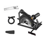 NISHZHU Soporte de Posicionamiento Profundidad de Corte Ajustable 45 ° Soporte de Amoladora de Ángulo Amoladora de Ángulo Retrofit Máquina de Corte Base de Ranurado para 100-125MM