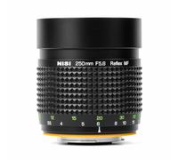 NiSi 250mm F5.6 MF Objetivo Réflex Objetivo Catadióptrico Objetivo de Espejo para Nikon F Montura