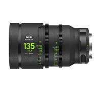 NiSi Athena Prime 135mm T2.2 (E-Mount) | Lente de cine de marco completo, ranura de filtro de caída, control de microcontraste, bokeh suave, baja aberración cromática
