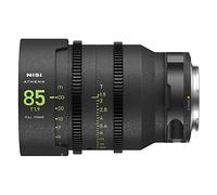 NiSi Athena Prime 85mm T1.9 (E-Mount) | Sony E Mount con ranura de filtro integrada, rosca de filtro frontal de 77 mm, apertura de 10 cuchillas, bokeh suave