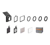 NiSi C5 Matte Box Cinema Kit (C5 Matte Box + Bandejas de Filtro + True Color VND 1-5 Pasos + True Color Rotating PL + FS ND16 + Black Mist 1/8 + Anillos Adaptadores 67/72/77/82/95mm)