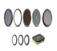 NiSi Filtro JetMag Pro 95MAG ND Variable Magnético 1-9 Pasos True Color, Filtro VND 1-5 Pasos, Black Mist 1/8 con FS ND16 (1,2)