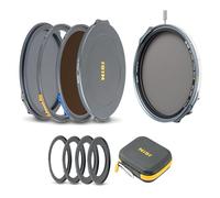 NiSi JetMag Pro 82MAG Filtro ND Variable Magnético 1-9 Pasos True Color, Filtro VND 1-5 Pasos, Black Mist 1/8 con FS ND16 y Anillos Adaptadores 67/72/77/82mm