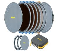 NiSi JetMag Pro Filtro Magnético Kit 95mm con Sistema de Bloqueo - Cinema Kit (ND4, ND8, ND16, ND64, True Color CPL Filter, Black Mist 1/8, Anillo Adaptador Magnético 86/95mm, Bolsa de Transporte)