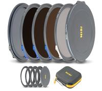 NiSi JetMag Pro Landscape ND Kit 82mm Kit de Filtro Magnético (FS ND8, FS ND64, FS ND1000, True Color CPL, 67mm/72mm/77mm/82mm Anillos Adaptadores, Tapas delantera y trasera, Bolsa Caddy)