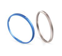 NiSi Kit de Anillos de Color de Aluminio para Ricoh GRIV / GR4 - Azul Real + Gris Titanio