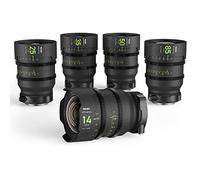 NiSi Kit de Athena Prime Cine Objetivos para Sony E-Mount (14mm T2.4, 25mm T1.9, 35mm T1.9, 50mm T1.9, 85mm T1.9, Filtro Black Mist 1/8, Filtro Polarizador, Estuche Duro)