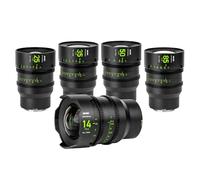 NiSi Kit de Athena Prime Cine Objetivos para Sony E-Mount | Sin Filtro Drop-in, Incluye 14mm T2.4, 25mm, 35mm, 40mm, 50mm, 85mm T1.9, Black Mist 1/8, Polarizador, Estuche Duro