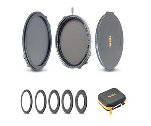 NiSi Kit de Filtro JetMag Pro 67MAG VND Magnético 1-5 Pasos True Color | Incluye ND0,3-ND1,5 ND Variable, Anillos Adaptadores 52mm, 55mm, 58mm, 62mm, 67mm
