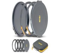 NiSi JetMag Pro Black Mist Kit 82mm Kit de Filtro Magnético (Black Mist 1/4, Black Mist 1/8, 67mm/72mm/77mm/82mm Anillos Adaptadores, Tapas Delantera y Trasera, Bolsa Caddy)