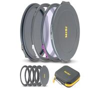 NiSi Kit de Filtro JetMag Pro 82MAG Magnético - Night Kit | Incluye 82mm Natural Night, Cross Screen 4X, Anillos Adaptadores 67mm, 72mm, 77mm, 82mm