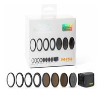 NiSi Kit de filtros Swift FS ND de 67 mm a 82 mm - Densidad neutra de espectro completo ND8 (3 paradas), ND64 (6 paradas), ND1000 (10 paradas) - 82 mm Swift System filtros a presión con adaptadores de
