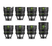 NiSi Master Kit de Athena Prime Cine Objetivos para ARRI PL Mount (14mm T2.4, 18mm T2.2, 25mm T1.9, 35mm T1.9, 40mm T1.9, 50mm T1.9, 85mm T1.9, 135mm T2.2, Estuche Duro)