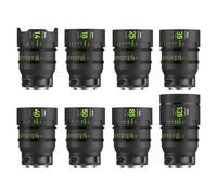 NiSi Master Kit de Athena Prime Cine Objetivos para Canon RF Mount (14mm T2.4, 18mm T2.2, 25mm T1.9, 35mm T1.9, 40mm T1.9, 50mm T1.9, 85mm T1.9, 135mm T2.2, Estuche Duro)