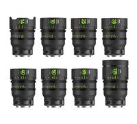 NiSi Master Kit de Athena Prime Cine Objetivos para Leica L Mount (14mm T2.4, 18mm T2.2, 25mm T1.9, 35mm T1.9, 40mm T1.9, 50mm T1.9, 85mm T1.9, 135mm T2.2, Estuche Duro)