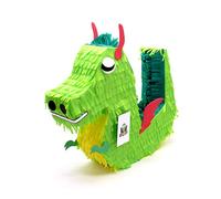 Nislai® Piñata Dragón Dino | Ideal para la fiesta de dragón dinosaurio | regalo piñata | piñata de cumpleaños | tema de fiesta para ninjas | tamaño aprox. 44x33x10 cm