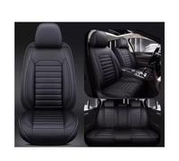 NISMIA Funda Asiento Coche para Audi Q2 Q3 Q4, Fundas Asientos Coche Universales, Juego Completo de Fundas de Cuero Impermeables-5 Piel Plazas(A(Black),Q2 SUV)