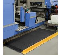 Nisorpa Alfombrillas antifatiga, 90 x 150 cm, 15/40.6 cm de grosor, ergonómica, alfombrilla de cocina para estar de pie, resistente, placa de diamante, industrial, taller, garaje, alfombra de suelo