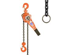 Nisorpa Chian Polipasto 3/4 toneladas polipasto 6M 1600lbs 20ft cadena de bloque de palanca con gancho Manual de trinquete polipasto de cadena vienen a lo largo de extractor de polea
