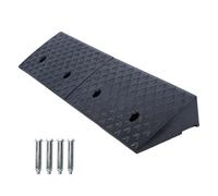 Nisorpa Rampa de umbral de goma de 100 x 25 x 5 cm, rampas de bordillo para coches, rampa de acera de 5 cm de altura, rampas de movilidad para scooter, silla de ruedas, rampas para puerta de acera,