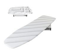 Nisorpa Tablero de Planchar extraíble, Tablero de Planchar Giratorio de 180°, Tablero de Planchar Incorporado en un cajón, Tablero de Planchar Plegable con Funda Resistente al Calor de 95.6 x 30 cm