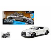 Nissan Gt-R 35 2009 Rápido Y Furioso 7 Plata 1:24 Modelo JADA TOYS