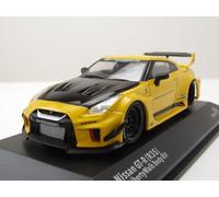 Nissan R35 Liberty Abatanado Body Conjunto Amarillo Modelo 1:43 Solido