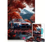 Nissan Skyline R en Japón, Rompecabezas de 1000 Piezas para Adultos, Regalos, Mejora la Memoria, relajación Mental, Corte Premium, cálida Sorpresa (38x52cm)