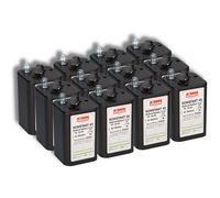 Nissen 4R25 - Juego de 12 pilas para obras (45, 6 V, 45 - 50 Ah)