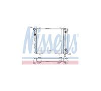 Radiador de agua Aletas refrigeración soldadas 62650 NISSENS para MERCEDES-BENZ