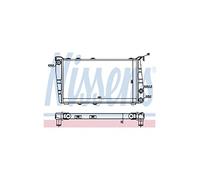 Nissens 64010 Radiador, Refrigeración del Motor