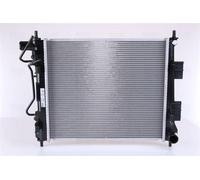 Radiador de agua Aletas refrigeración soldadas 675025 NISSENS para HYUNDAI