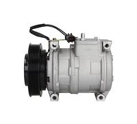 NISSENS 89097 Compresor aire acondicionado con aceite de compresor PAG con acoplamiento magnético sin diodo